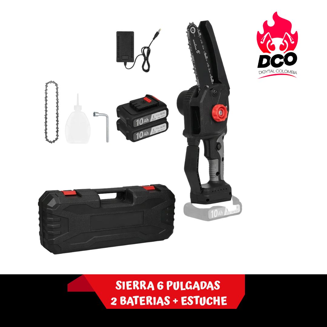 SIERRA 6 PULGADAS 2 BATERIAS + ESTUCHE